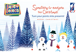 Turn your POINTS into CHRISTMAS PRESENTS with Save & Select!!