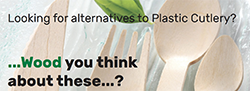 Looking for alternatives to Plastic Cutlery? - Wood you think about these?