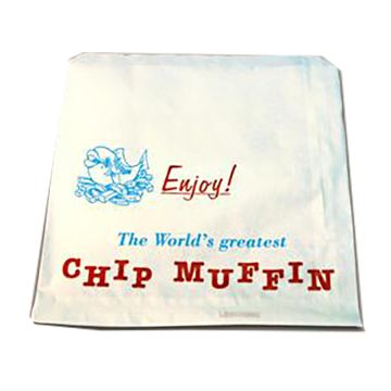 Printed Chip Muffin Bags - 8 x 6