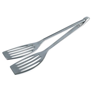 Aluminium Duetto - 2 Piece Food Tongs - 3 x 3.5" Blade