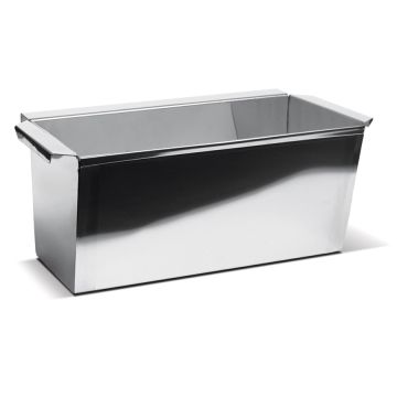 Stainless Steel Batter Tin - 12 x 6 x 6 - Bottom Flange