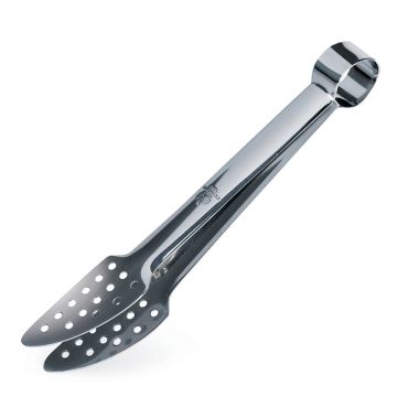 Stainless Steel Hamburger/Kebab Tongs - 2.5 x 1.25" Blade