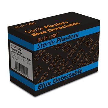 Assorted Blue Detectable Plasters