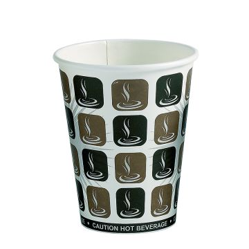 Mocha Paper Hot Cups - 10oz/330ml
