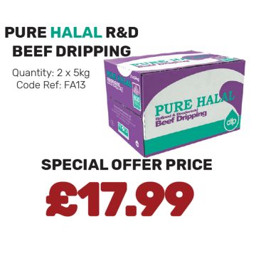 Pure Halal R&D Beef Dripping - Special Offer