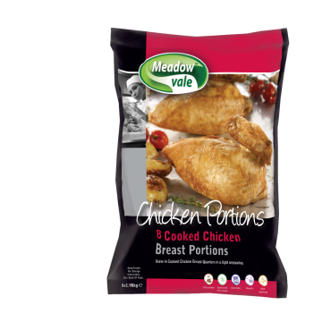 Meadow Vale Cooked Chicken Breast Portions - 283-340g