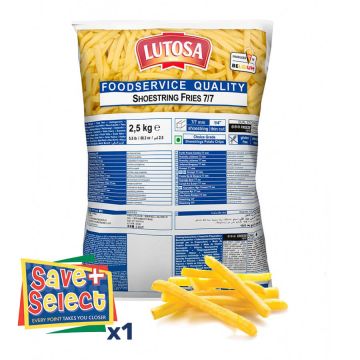 Lutosa Shoestring Cut Chips 7mm