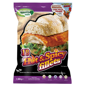 Meadow Vale Hot & Spicy Chicken Fillets