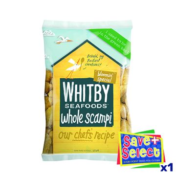 Whitby Premium Breaded Wholetail Scampi