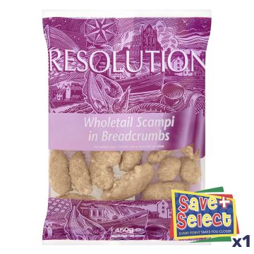Whitby Resolution Breaded Wholetail Scampi