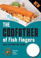 Giant Fish Finger Poster