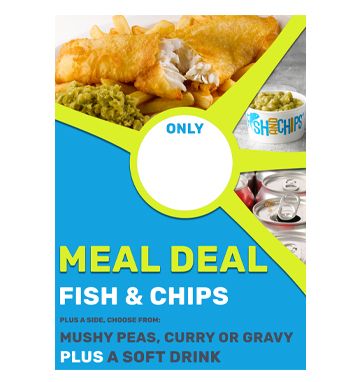 Meal Deal Poster - Fish & Chips