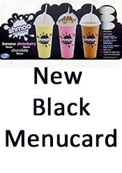 Shmoo Black Menu Board