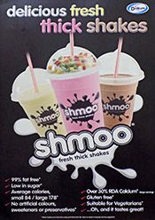 Shmoo Black Poster