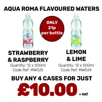 Aqua Roma Flavoured Waters - Special Offer