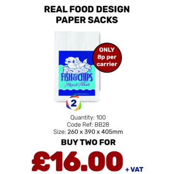 Real Food Design Paper Sacks - Special Offer