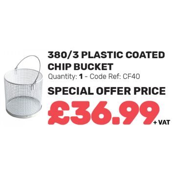 Plastic Coated Chip Bucket - Special Offer