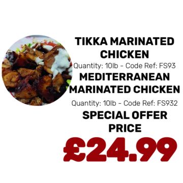 Tikka / Mediterranean Chicken - Special Offer