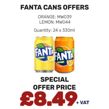 Fanta Cans - Special Offer