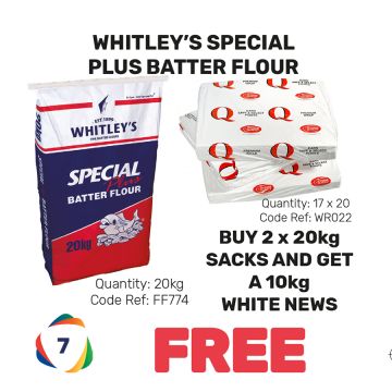 Whitley's Special Plus Batter Flour - Special Offer