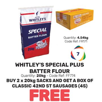 Whitley's Special Plus Batter Flour - Special Offer