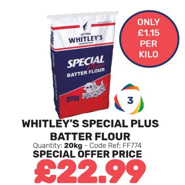 Whitley's Special Plus Batter Flour - Special Offer