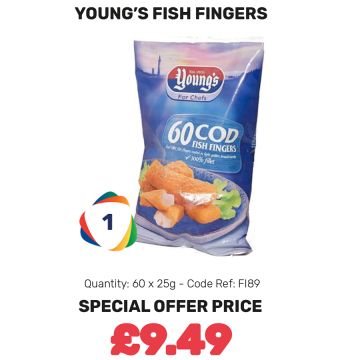 Young's Fish Fingers - Special Offer