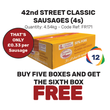 42nd Street Classic Sausages (4s) - Special Offer