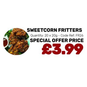 Sweetcorn Fritters - Special Offer