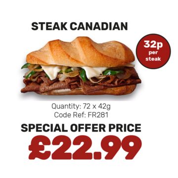 Steak Canadian - Special Offer