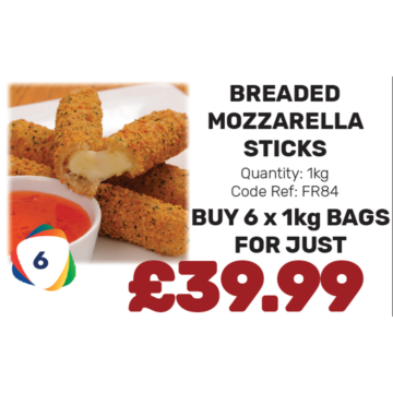 Breaded Mozzarella Sticks - Special Offer