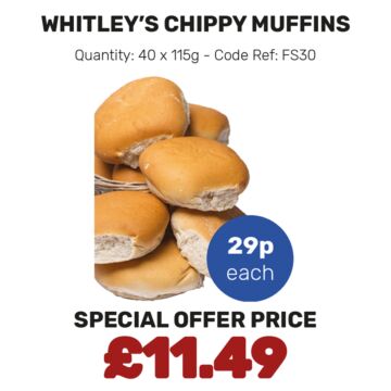 Whitley's Chippy Muffins - Special Offer