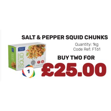 Salt & Pepper Squid Chunks - Special Offer