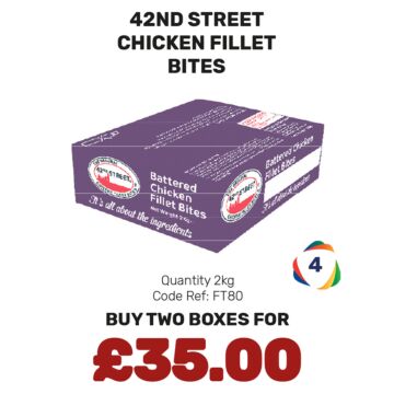 42nd Street Chicken Fillet Bites - Special Offer