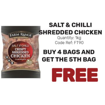 Salt &Chilli Shredded Chicken - Special Offer