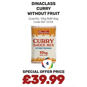 DInaclass Curry without Fruit - Special Offer