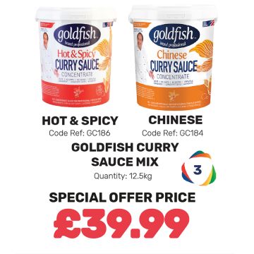 Goldfish Curry Sauce Mix - Special Offer