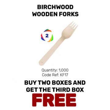 Birchwood Wooden Forks - Special Offer
