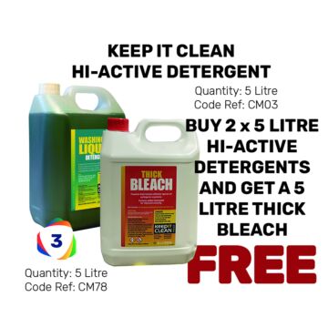 Keep It Clean Hi-Active Detergent - Special Offer
