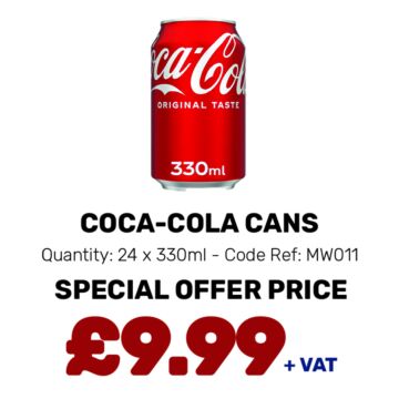 Coca-Cola Cans - Special Offer