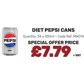 Diet Pepsi Cans - Special Offer
