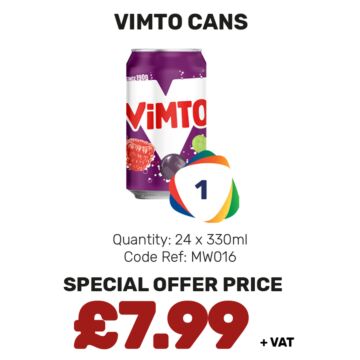 Vimto Cans - Special Offer