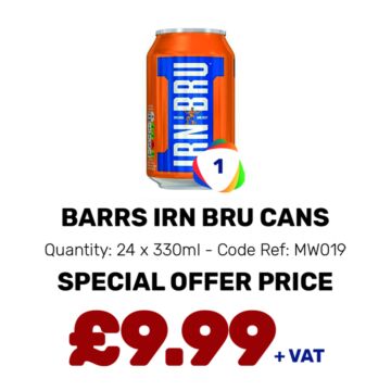 Barrs Irn Bru Cans - Special Offer