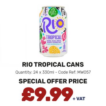 Rio Tropical Cans - Special Offer