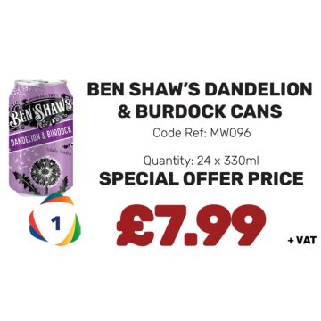 Ben Shaw's Dandelion & Burdock - Special Offer