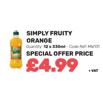 Simply Fruity Orange - Special Offer