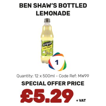 Ben Shaws Bottled Lemonade - Special Offer