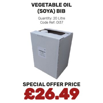 Vegetable Oil (SOYA) BIB - Special Offer