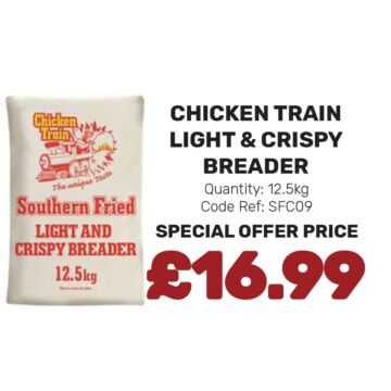 Chicken Train Light & Crispy Breader - Special Offer