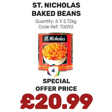 St. Nicholas Baked Beans - Special Offer Sheet